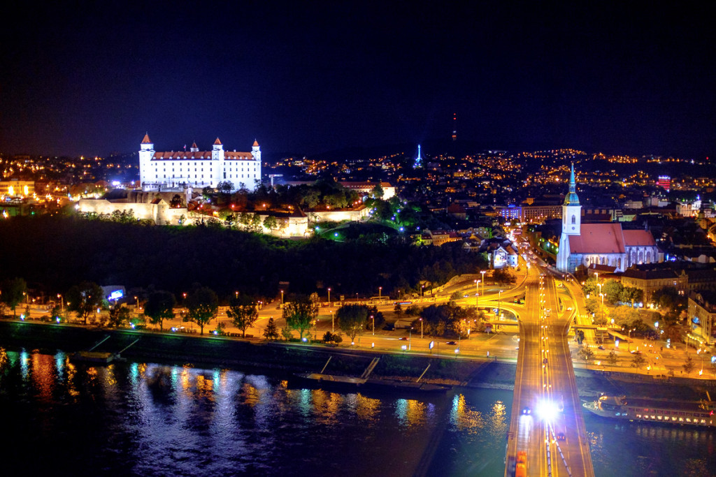 The beautiful castle of Bratislava