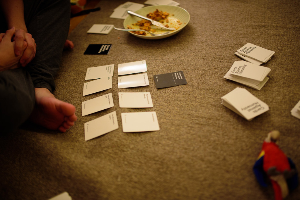 Cards against humanity (and Petteri)